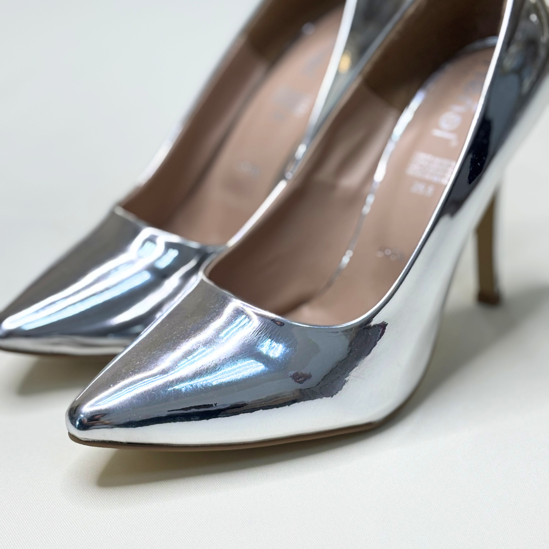 Zapatos mirror plata