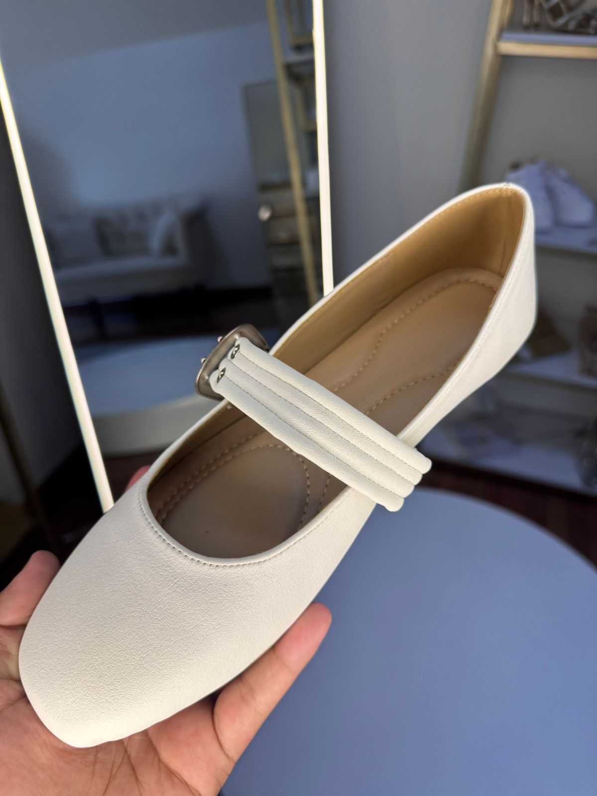 Zapato casual sintético blanco